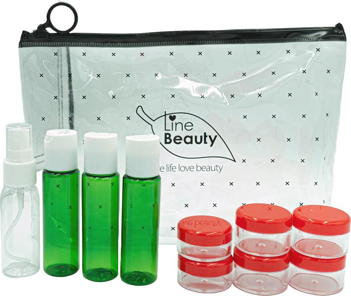 Produktbild Novidarte Reiseflaschen-Set 200ml (Flüssigkeitsbeutel)