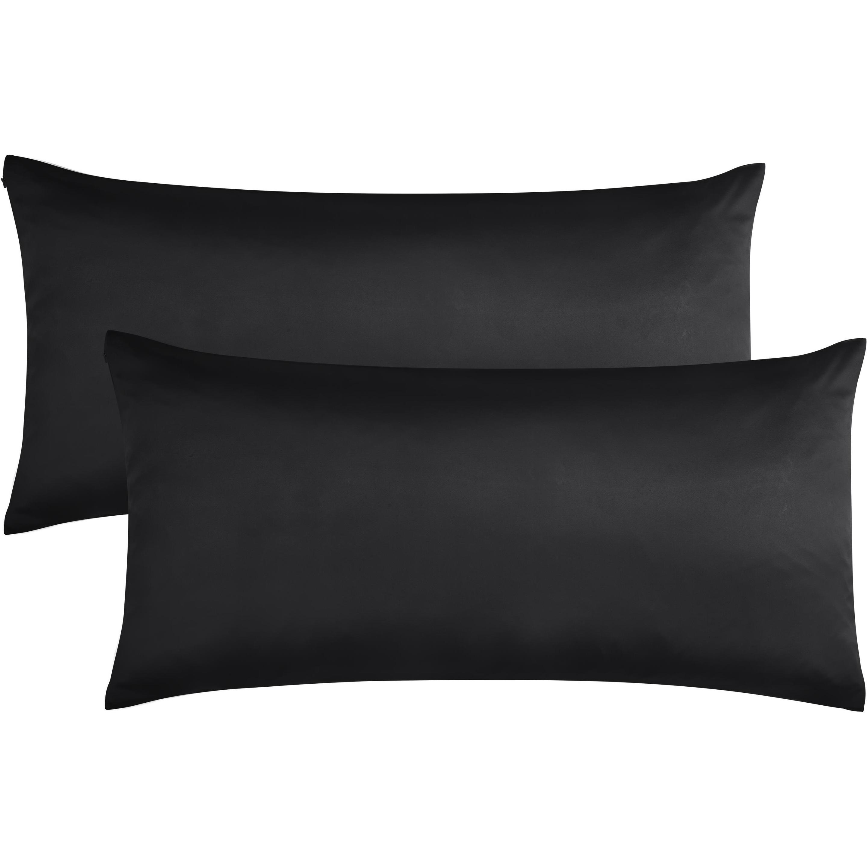 Aspero, Bettwäsche, 2x Satin Kissenbezüge 40x80 cm Alia - 9067 (Kopfkissenbezug, 40 x 80 cm)