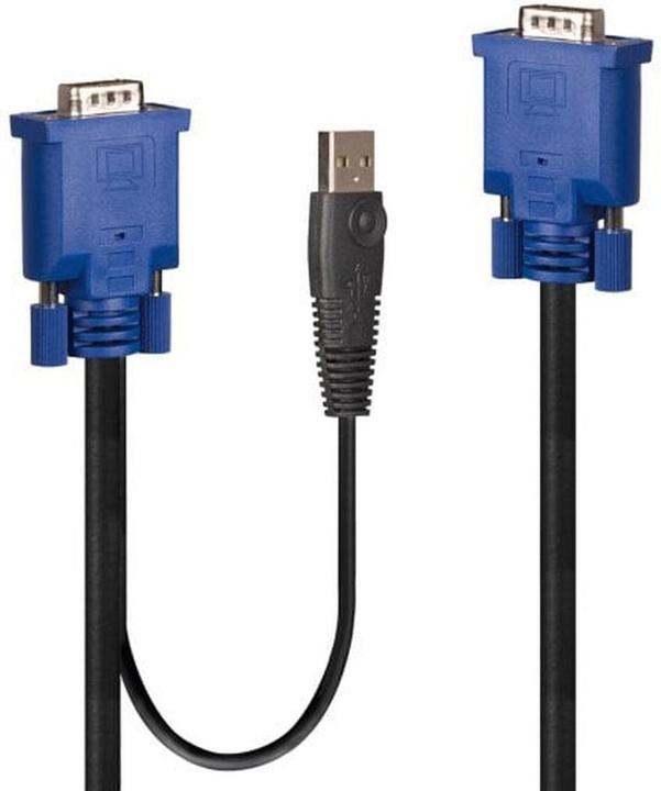 Actual product image Lindy Combined KVM and USB Cable 2m VGA KVM Combo Cable with USB