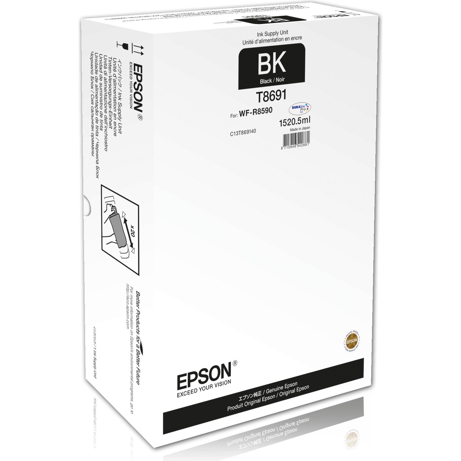 Epson, Druckerpatrone, T8691 (BK)