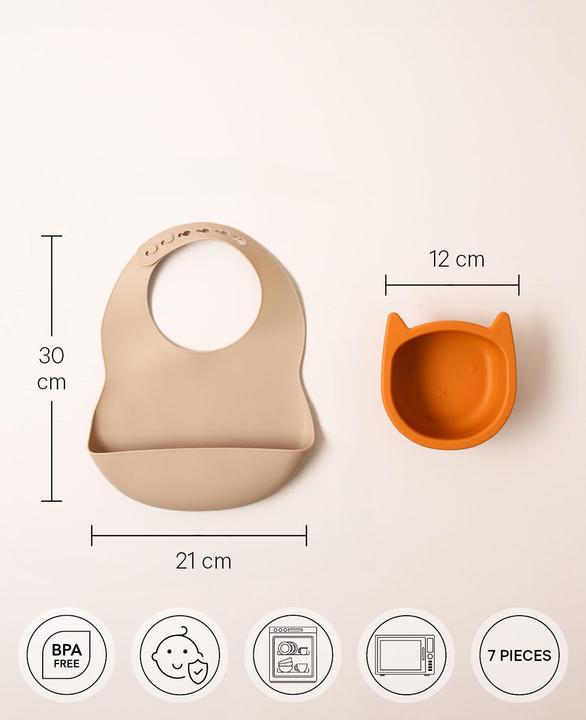 Image du produit Esmée Set de vaisselle pour enfants en silicone