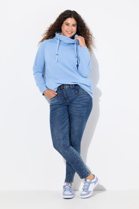 Produktbild Ulla Popken Jeans Sarah, schmales Bein, Zipptaschen, Stretch (28)