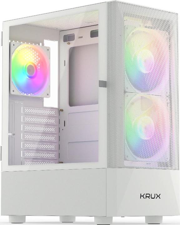 Produktbild Krux Vako White RGB (KRXD005) (ATX, mATX, Micro-ITX)