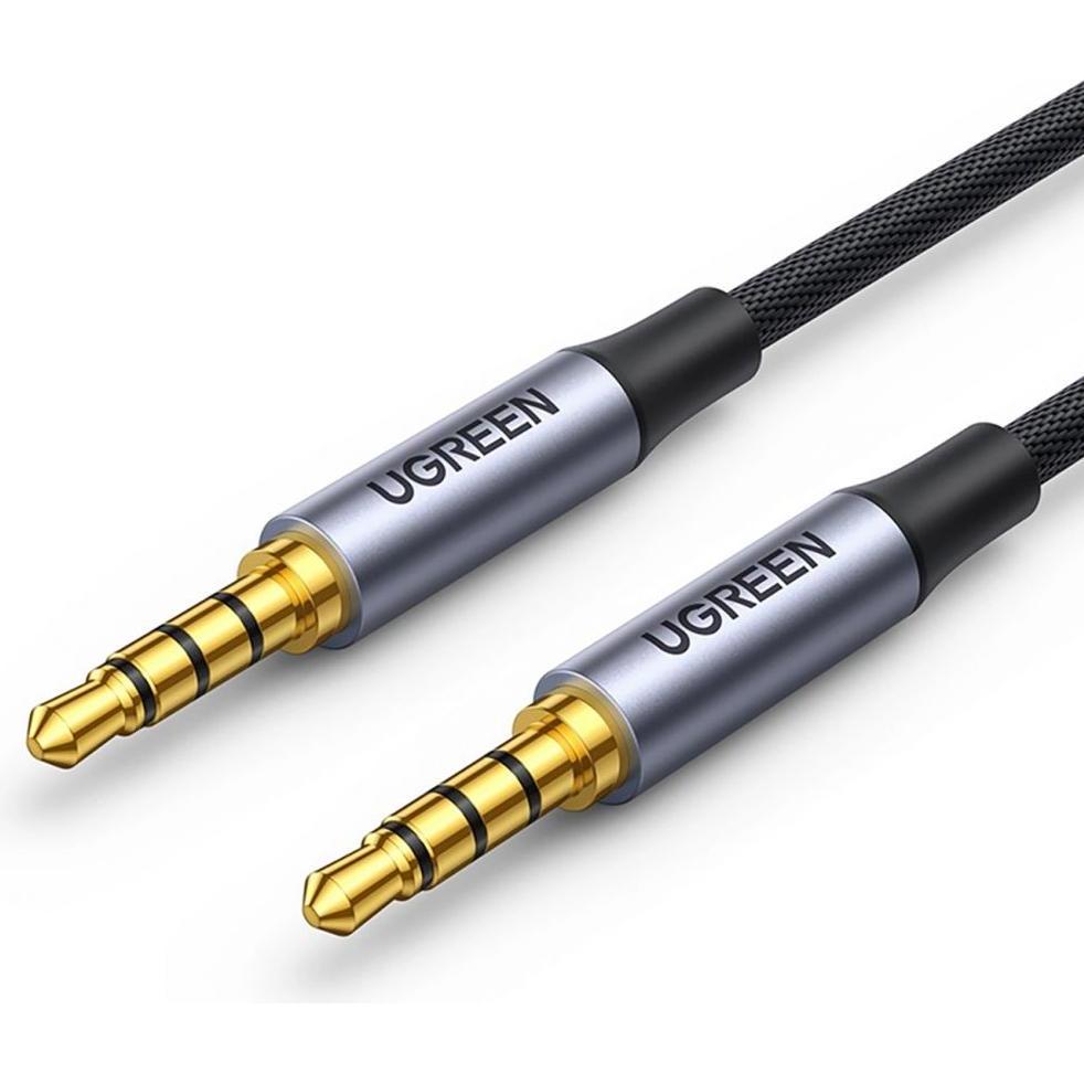 Ugreen AV183 cable 10648 mini jack 3.5mm / mini jack 3.5mm 1m - gray (1 m), Audio Kabel