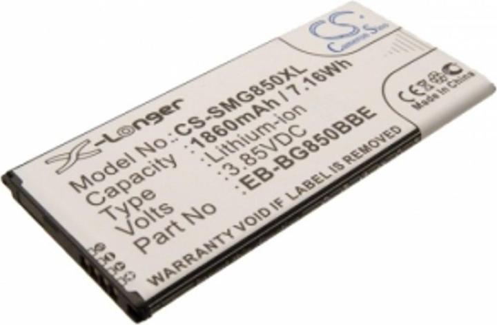 Actual product image NoName Battery for Samsung SM-G850 etc replacement battery