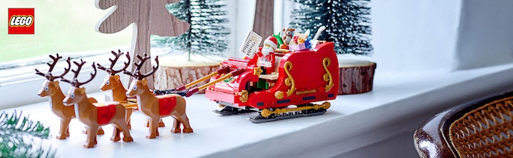 Actual product image LEGO Classic Santa Claus sleigh 40499 (40499, LEGO Classic, LEGO Rare Sets)