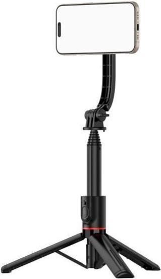 Actual product image OEM Stylus Selfie stick with wireless remote control tripod compatible with MagSafe L20 black
