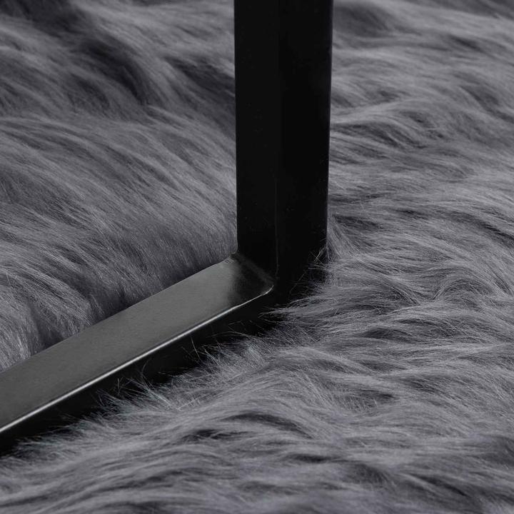 Produktbild vidaXL Kunstschaffell Teppich (100 cm)