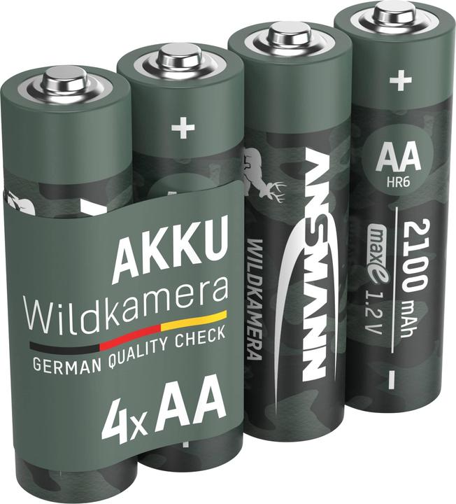 Ansmann 1322-0026 Mignon (AA) rechargeable NiMH 2100 mAh 1.2 V 4 pcs. (4 pcs., AA, 2100 mAh)