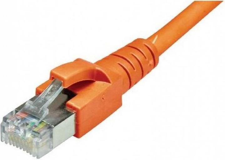 Image du produit Dätwyler Câble patch : S/FTP, 20m, orange (S/FTP, CAT6, 20 m)