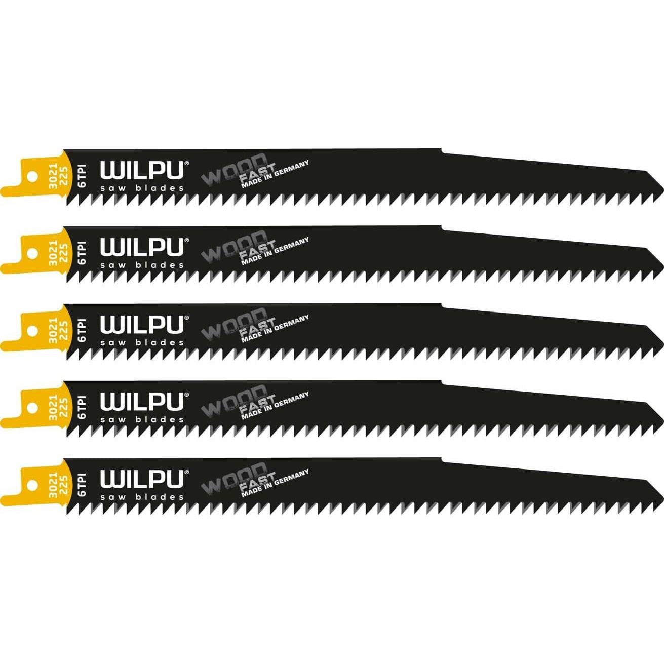 WILPU, Sägeblatt, Saws for wood, plastic 122/150 5pcs. 205 mm 3021/225