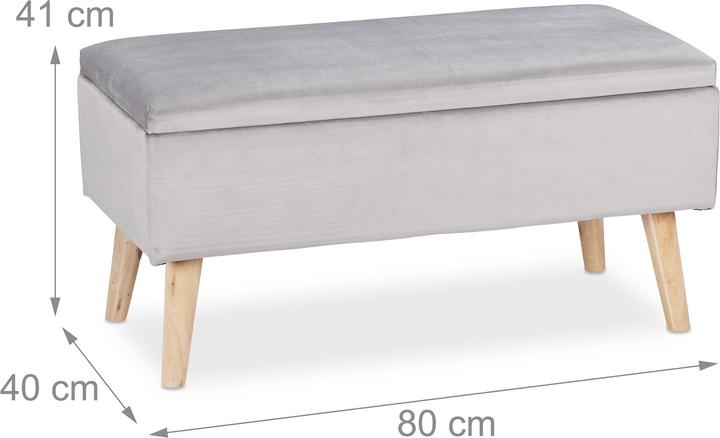 Actual product image Relaxdays Bench (80 cm)
