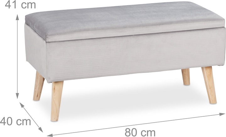 Produktbild Relaxdays Sitzbank (80 cm)