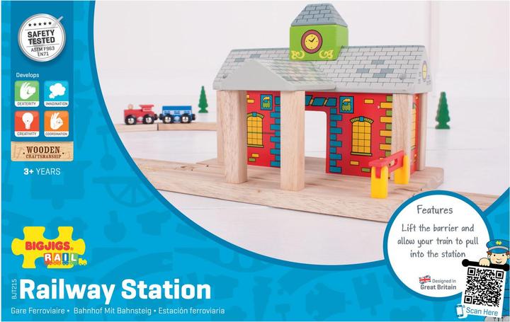 Productafbeelding Bigjigs Houten treinstation