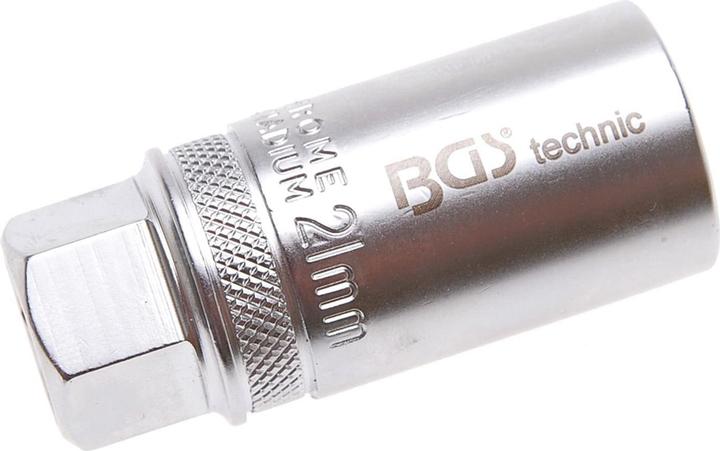Produktbild BGS Zündkerzen-Einsatz Sechskant Antrieb Innenvierkant 12,5 mm (1/2") SW 21 mm