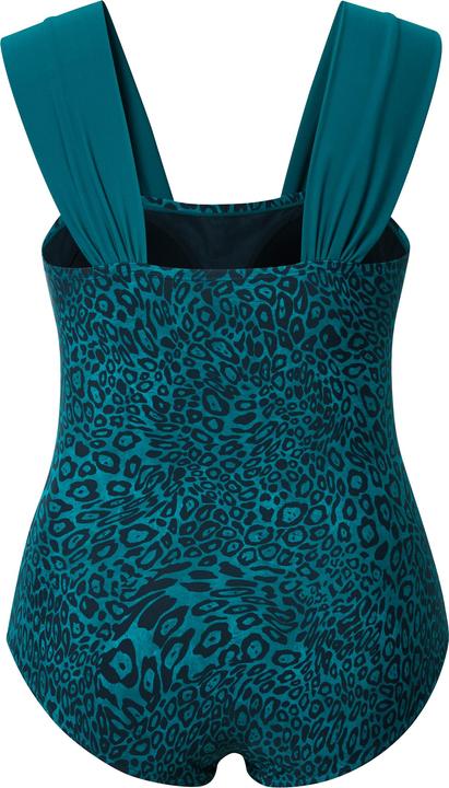Image du produit Ulla Popken Maillot de bain motif léopard, bonnets souples et larges bretelles (60)