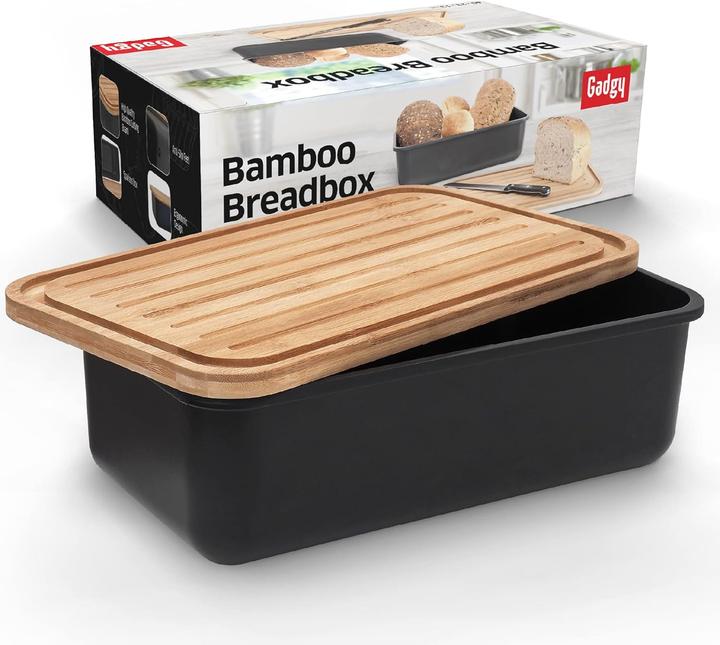 Actual product image Gadgy Brotkasten mit Schneidebrett
