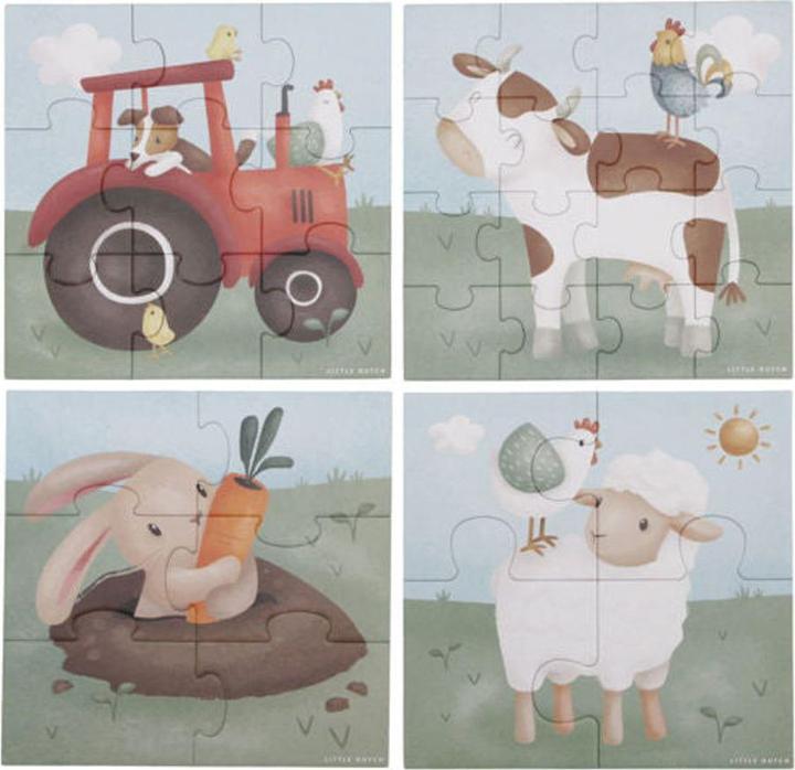 Immagine prodotto Little Dutch Set di puzzle 4 in 1 Little Farm (4 pezzi)
