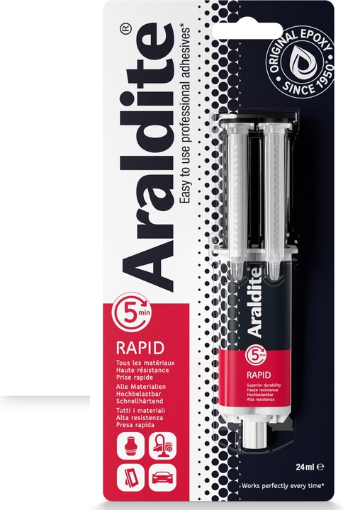 Actual product image Araldite Rapid glue, syringe (75 g, 24 ml)