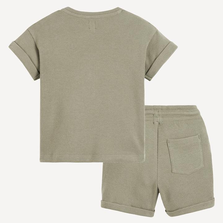 Image du produit La Redoute Collections Set aus T-Shirt und Shorts (86)