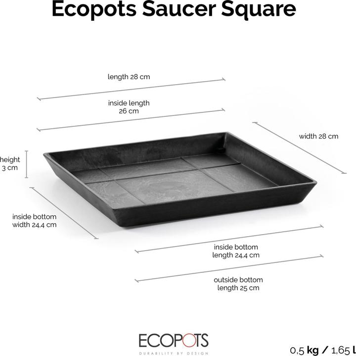 Produktbild Ecopots Saucer Rotterdam