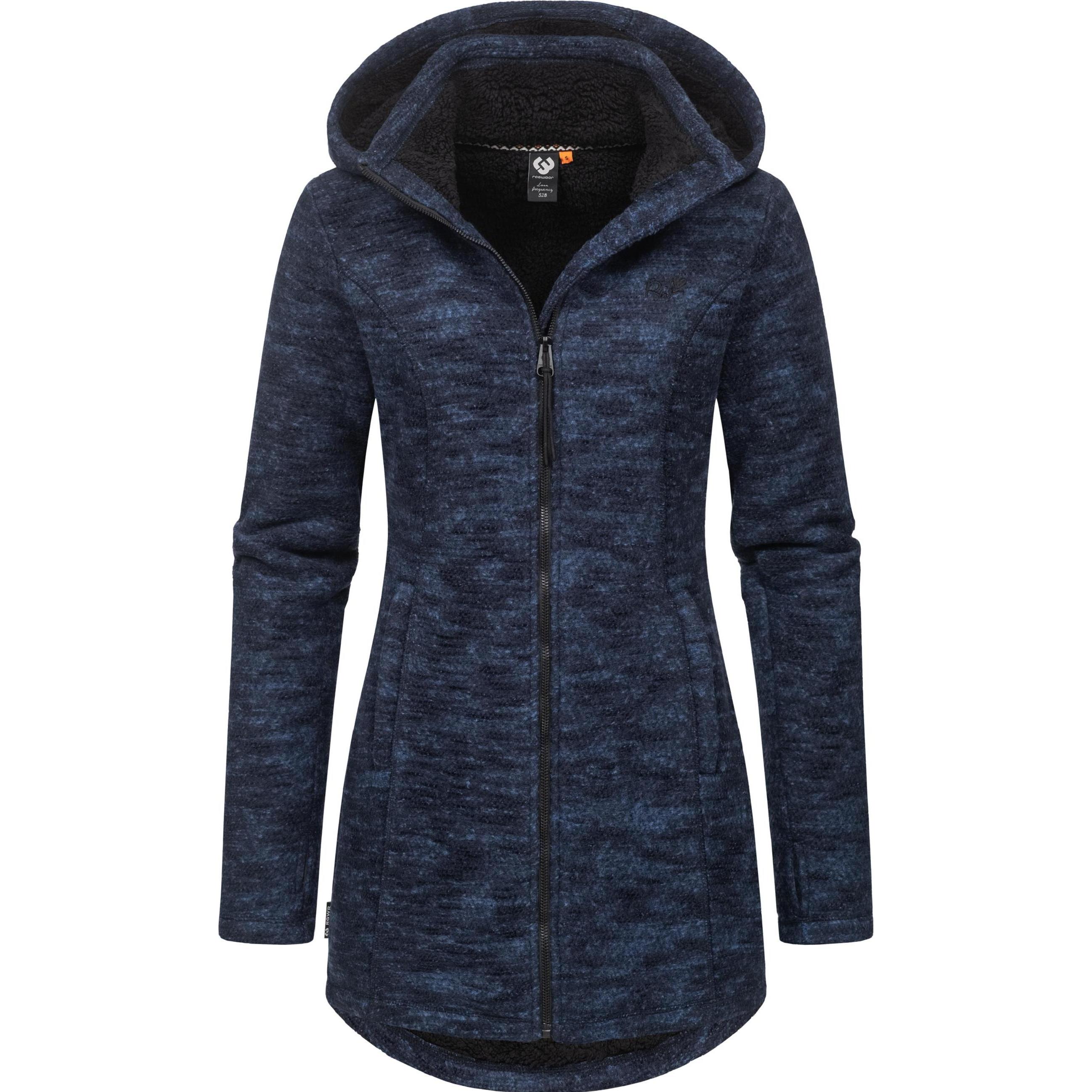Ragwear, Damen, Pullover, Leysha Melange, Blau, (L)