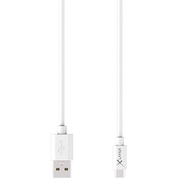 Xlayer Premium Micro USB Kabel (1,2m) Sync & Charge, weiss (1.20 m, USB 2.0), USB Kabel