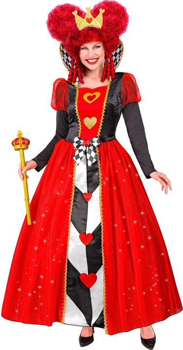 Actual product image Widmann QUEEN OF HEARTS (dress, crown), S (S)