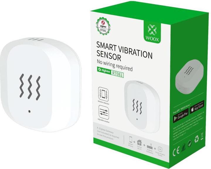 Produktbild Woox Funk-Vibrationssensor ZigBee 3.0