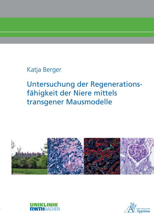 Produktbild Untersuchung der Regenerationsfähigkeit der Niere mittels transgener Mausmodelle (Deutsch, Katja Berger, 2015)