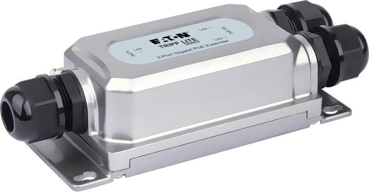Actual product image Eaton 2-Port Gigabit Ethernet PoE+ Extender/Repeater - Cat5e/6/6a 95W IP67 IK10 328ft. 100 (RJ45 (3x))