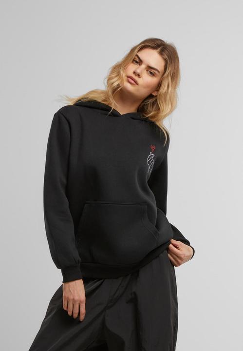 Produktbild Miss Tee K Heart EMB Fluffy Hoody - 188485 (S)