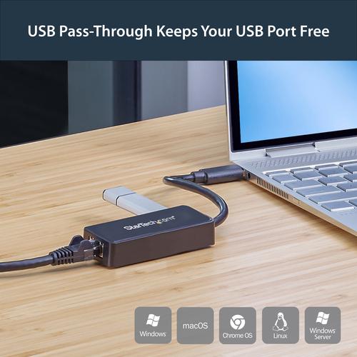 Produktbild StarTech USB zu Ethernet Adapter (USB 3.0, RJ45 (1x))