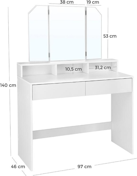Image du produit Vasagle Devin (100 x 40 x 142 cm)