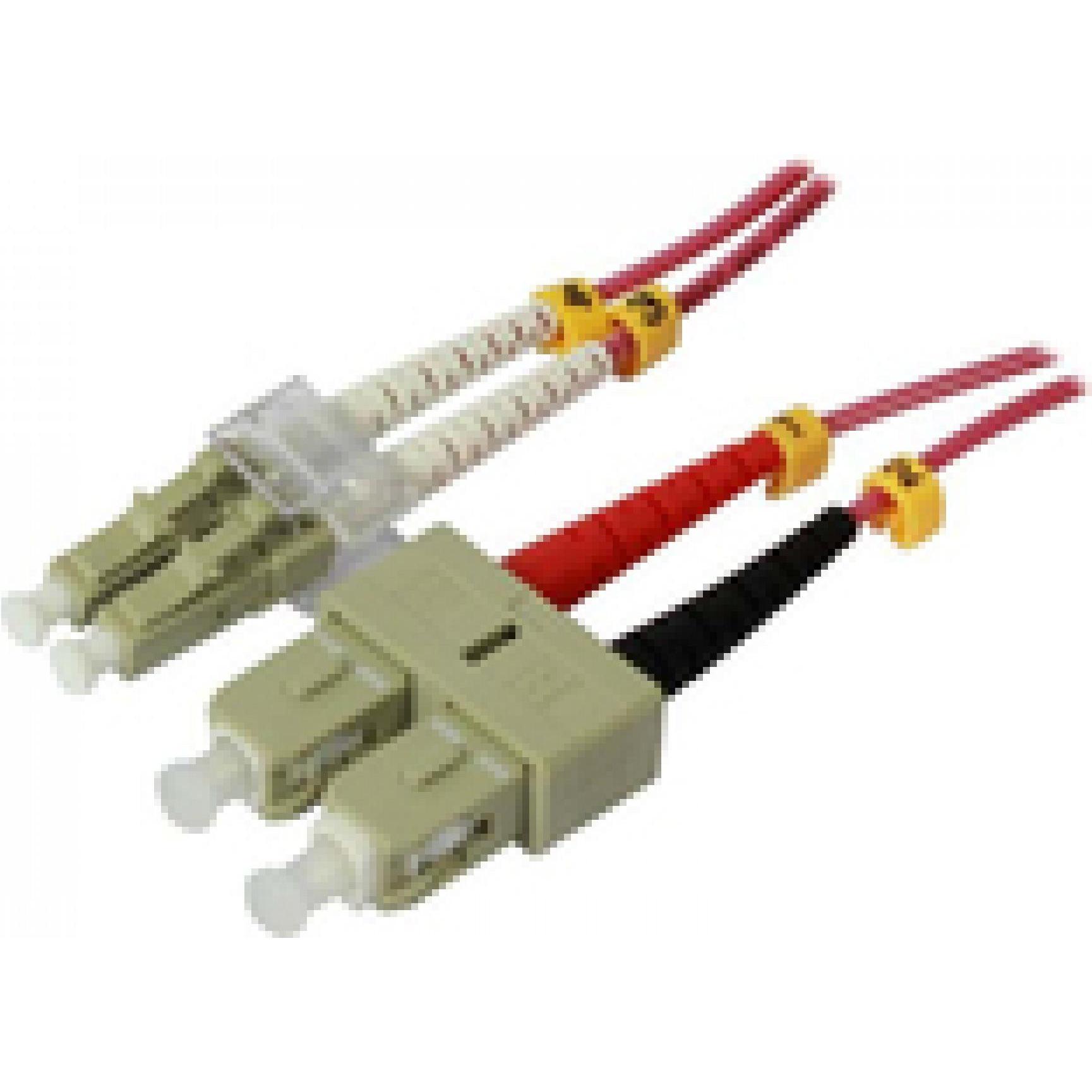 Synergy 21 LWL-2-Faser-Patchk. 5mtr.LC-SC 50/125um OM4 AD 2mm (5 m), Netzwerkkabel