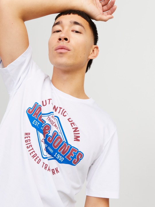 Image du produit Jack & Jones Jjelogo Tee Ss O-Neck 2 Col Ss25 Sn (XL)