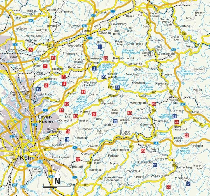 Produktbild Wanderungen Langschläfer Bergisches Land (Deutsch, Udo Haafke, 2021)
