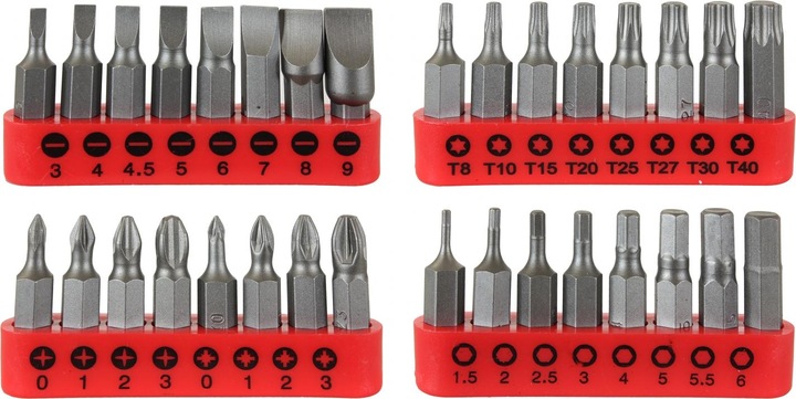 Produktbild Bosch Zubehör Titan-Schraubendreher-Set 46 Stück(e) (Innensechsrund TX M10, Innensechsrund TX M15, Innensechsrund TX M20, Innensechsrund TX M30, Kreuz Phillips PH M1, Kreuz Phillips PH M2, Innensechsrund TX M27, Innensechsrund TX M40, Kreuz Phillips PH M0, Kreuz Pozidriv PZ M1, Kreuz Pozidriv PZ M3, Kreuz Pozidriv PZ M0, Sechskant (hexagonal) M2)