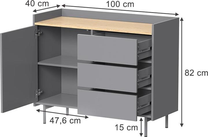 Image du produit Vicco Velina (100 x 40 x 82 cm)