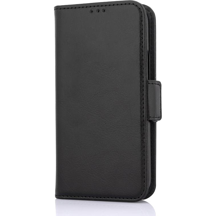 Wave Duo BookCase -suojakotelo, iPhone 13 mini, musta (Apple iPhone 13 mini), Smartphone Hülle, Schwarz