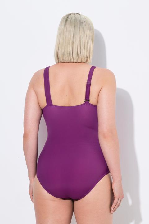 Immagine prodotto Ulla Popken Costume da bagno con color blocking, coppe morbide e spallina staccabile (54)