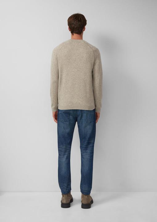 Produktbild s.Oliver Strickpullover Strickpullover aus reiner Lammwolle (S)