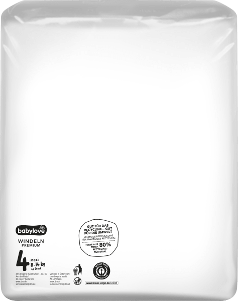 Image du produit dm babylove Premium-Windeln (Taille 4, Pack semi-mensuel, 84 pièce(s))