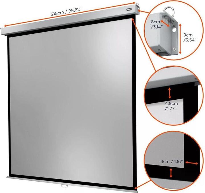 Image du produit Celexon Ecran enroulable Professional Plus 200x200 cm 1:1 (111.42", 1:1)