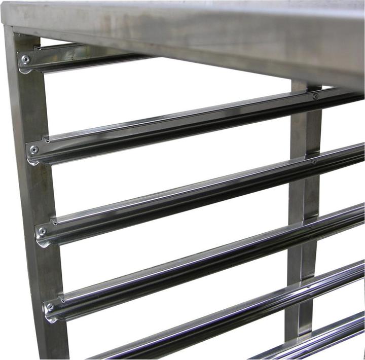 Image du produit GN Schalen Chariot de transport GN 2/1 Acier inoxydable 7 rails de support