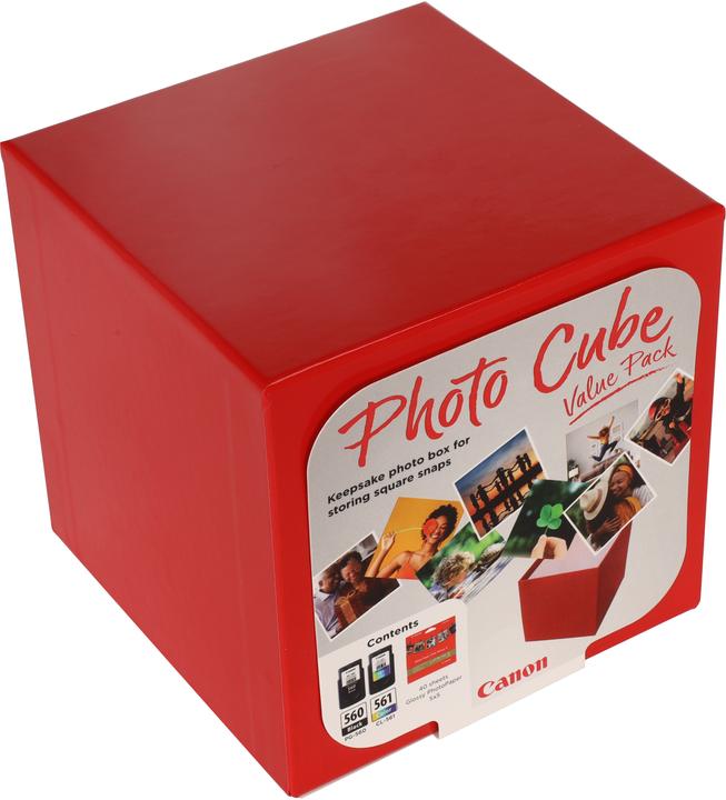 Image du produit Canon PG-560 / CL-561 Photo Cube Value Pack PP-201 13x13 cm 40 fls (M, C, Y, CF)