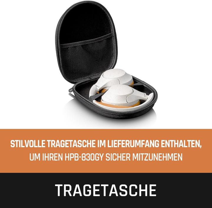 Actual product image Lenco Bluetooth headphones HPB-830GY grey ANC, APK (ANC, 60 h, Wireless)