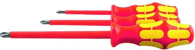 Actual product image Wera Electrician's screwdriver set for Phillips, with Kraftform handle, fully insulated