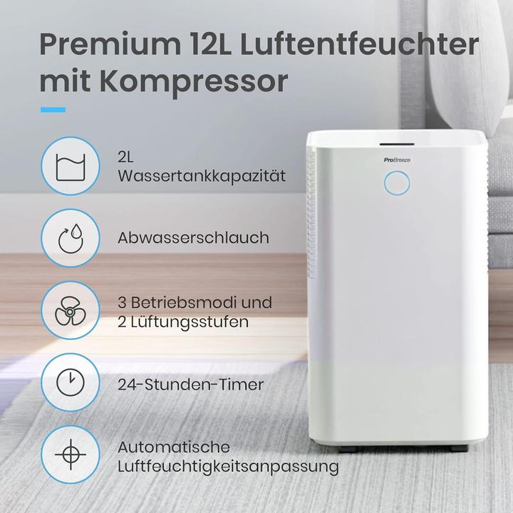 Immagine prodotto Breeze Deumidificatore (12 l/24h)