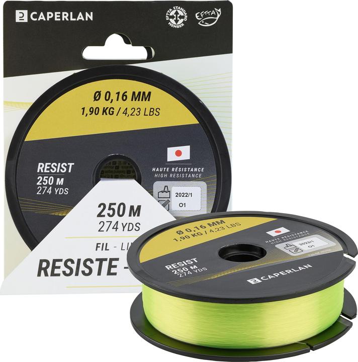 Produktbild Caperlan Draht Angelschnur Reissfestigkeit 250 m (0.18 mm)